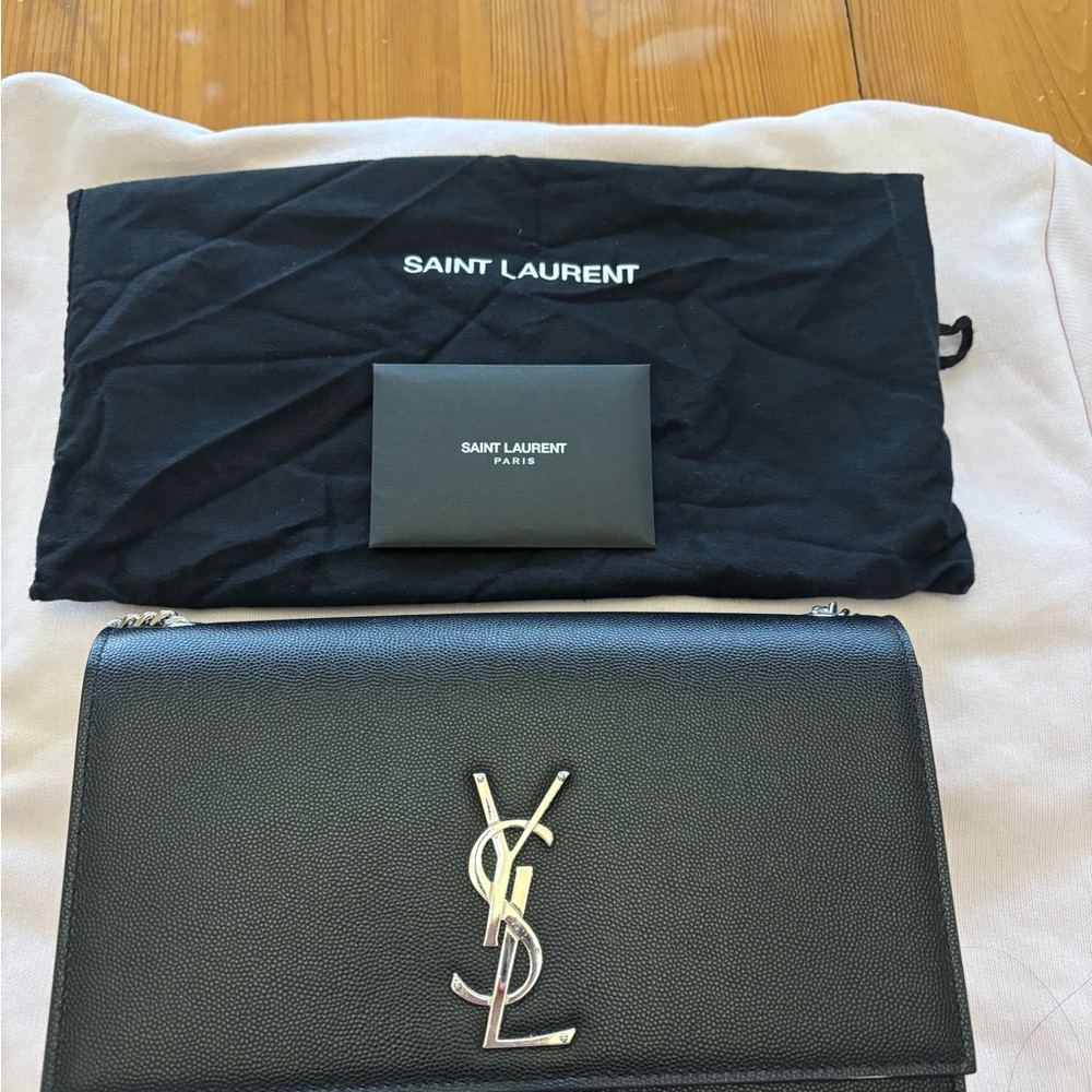 Saint Laurent Black Leather Bag